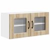 vidaXL Panneau de lave-vaisselle Kalmar Ch&ecirc;ne Sonoma 80 x 31 x 40 cm
