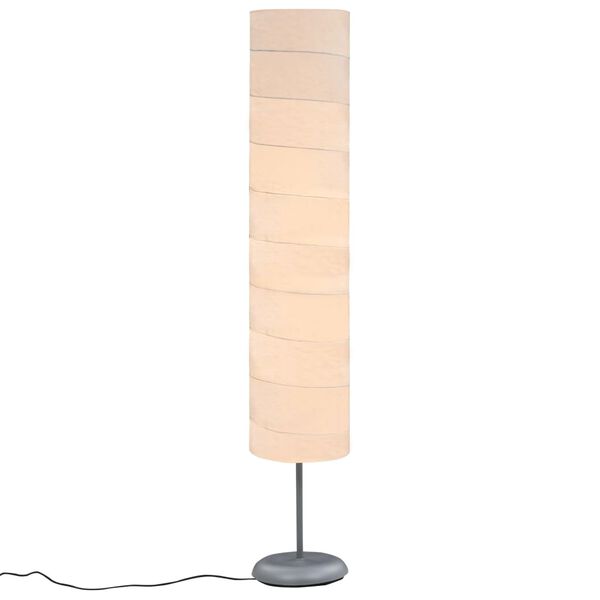 vidaXL Lampadaire avec support 121 cm Blanc E27