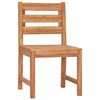 vidaXL Chaises de jardin lot de 8 Bois de teck solide
