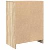 vidaXL Buffet ch&ecirc;ne sonoma 57x34x76 cm bois d'ing&eacute;nierie