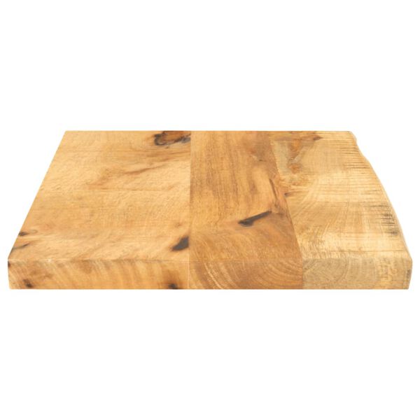 vidaXL Dessus de table 40x20x3,8 cm bord vif bois massif manguier brut