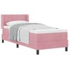 vidaXL Lit &agrave; ressorts avec t&ecirc;te de lit Rose 200 x 80 cm Velours