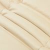 vidaXL Duvet d'&eacute;t&eacute; simple Matelass&eacute; Cr&egrave;me 140 x 200 cm Microfibre
