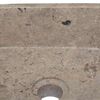 vidaXL Lavabo Gris 30x30x13 cm Marbre
