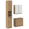 vidaXL Ensemble de Meubles de Salle de Bain 3 pi&egrave;ces Ch&ecirc;ne artisanal