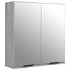 vidaXL Meubles de salle de bain 5 pcs Sonoma gris Bois d'ing&eacute;nierie