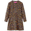 vidaXL Robe pour enfants &agrave; manches longues bleu marine 116