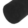 vidaXL Coussins d'accent 2 pcs Noir &Oslash; 15 x 40 cm