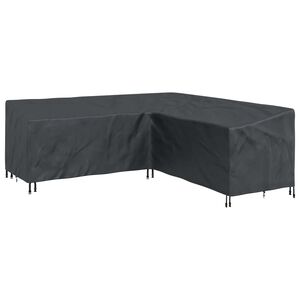 vidaXL Housse pour meubles Noir 220 x 220 x 80 cm Tissu Oxford 420D