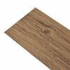 vidaXL Planches de sol 18 pcs Brun Noy&eacute; 2,51 m&sup2; PVC