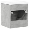 vidaXL Ensemble de meubles de salle de bain 2 pcs gris b&eacute;ton
