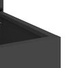 vidaXL &Eacute;cran de confidentialit&eacute; de jardin Fretwork Noir 50 x 140 cm