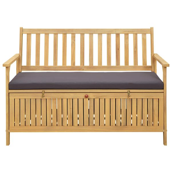 vidaXL Banc de rangement avec coussin avec stockage avec porte