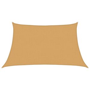 vidaXL Voile d'ombrage 160 g/m&sup2; trap&egrave;ze gris clair 3/4x2 m PEHD