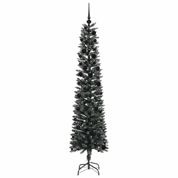 vidaXL Sapin de No&euml;l artificiel Vert 240 cm PVC, plastique et acier