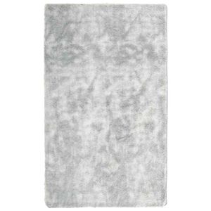 vidaXL Tapis Shaggy &agrave; poils longs NAVARRA gris argent&eacute; 60x100 cm