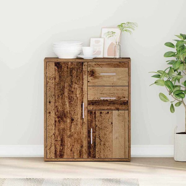 vidaXL Buffet Bois ancien 60 x 31 x 70 cm Bois d'ing&eacute;nierie