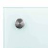vidaXL Protection de cuisine 2 pcs Blanc 100 x 50 cm verre tremp&eacute;