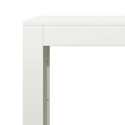 vidaXL Portant de bois de chauffage blanc 100x40x80 cm acier