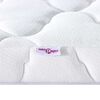 vidaXL Surmatelas en Coco Blanc 140 x 190 cm Tissu jacquard