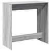 vidaXL Table de bar sonoma gris 102x50x103,5 cm bois d'ing&eacute;nierie