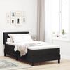 vidaXL Lit &agrave; ressorts avec matelas Noir 200 x 100 cm Velours