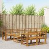 vidaXL Ensemble de canap&eacute;s d'ext&eacute;rieur 9 pcs Naturel