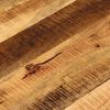 vidaXL Dessus de table &Oslash; 70x2,5 cm rond bois massif de manguier brut