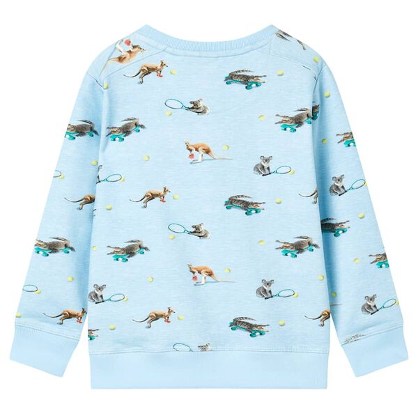 Sweatshirt pour enfants m&eacute;lange bleu clair 104