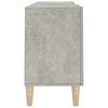 vidaXL Meuble TV Gris béton 150x30x50 cm Bois d'ingénierie
