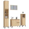 vidaXL Ensemble de meubles de salle de bain 4 pcs ch&ecirc;ne sonoma