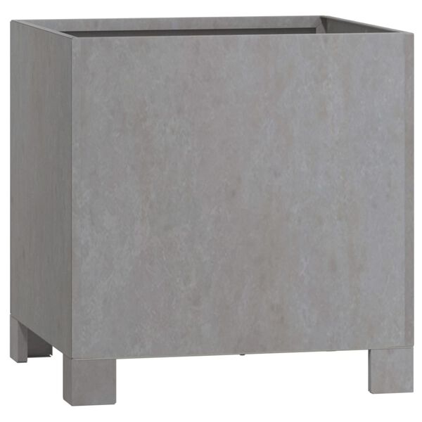 vidaXL Jardinière avec pieds Rouillé 30x30x30 cm Acier corten