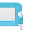vidaXL Barri&egrave;re de s&eacute;curit&eacute; de lit d'enfant Bleu 180x42 cm Polyester