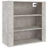 vidaXL Armoire murale Gris b&eacute;ton 80x33x80 cm Bois d'ing&eacute;nierie
