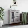 vidaXL Buffet sonoma gris 69,5x34x90 cm bois d'ing&eacute;nierie