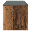 vidaXL Banc d'entr&eacute;e avec coussin Bois ancien 103 x 38 x 40 cm