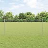 vidaXL Cl&ocirc;ture avec poteau Argent&eacute; 1 x 100 m Acier