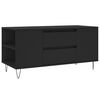 vidaXL Table basse noir 102x44,5x50 cm bois d'ing&eacute;nierie