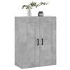 vidaXL Armoire murale gris b&eacute;ton 69,5x34x90 cm bois d'ing&eacute;nierie