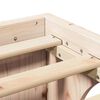 vidaXL Cadre de lit Naturel 100 x 200 cm Pin massif