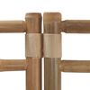 vidaXL Cloison de s&eacute;paration pliante 4 panneaux 160 cm Bambou et toile