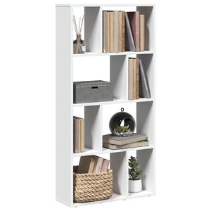vidaXL Biblioth&egrave;que Blanc 60x20x120,5 cm Bois d'ing&eacute;nierie