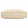 vidaXL Coussin 2 pcs Beige 40 x 40 x 8 cm Tissu Oxford