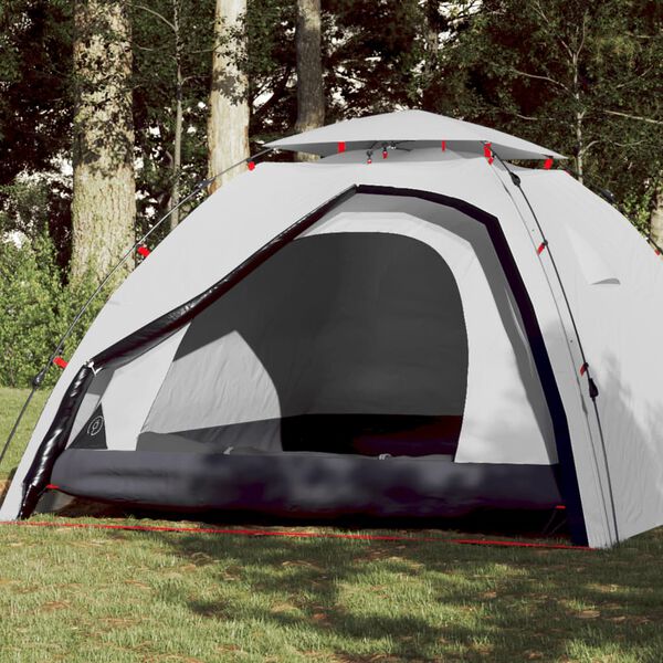 vidaXL Tente de camping &agrave; d&ocirc;me 4 personnes lib&eacute;ration rapide