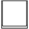 vidaXL Portant de bois de chauffage Noir mat 110x28x116 cm Acier