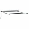 vidaXL Cadre d'auvent R&eacute;glable Anthracite 3 x 2,5 m Acier