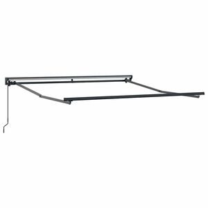 vidaXL Cadre d'auvent R&eacute;glable Anthracite 3 x 2,5 m Acier