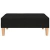vidaXL Canap&eacute;-lit &agrave; 2 places avec repose-pied noir tissu
