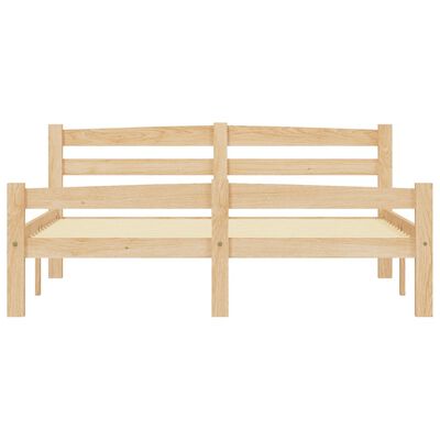 vidaXL Cadre de lit sans matelas bois massif de pin 140x200 cm