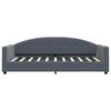 vidaXL Lit de repos gris fonc&eacute; 90x190 cm velours